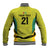 Golden Jaguars Football Custom Baseball Jacket Proud of Guyana - Wonder Print Shop