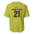 Golden Jaguars Football Custom Baseball Jersey Proud of Guyana - Wonder Print Shop