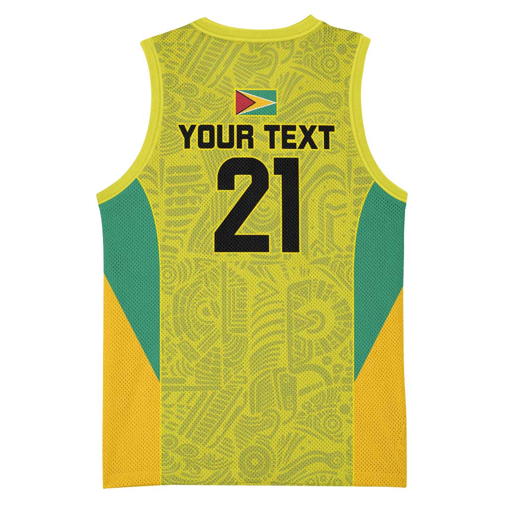 Golden Jaguars Football Custom Basketball Jersey Proud of Guyana - Wonder Print Shop