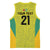 Golden Jaguars Football Custom Basketball Jersey Proud of Guyana - Wonder Print Shop