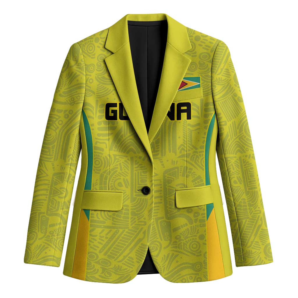 Golden Jaguars Football Custom Blazer Proud of Guyana - Wonder Print Shop