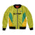 Golden Jaguars Football Custom Bomber Jacket Proud of Guyana - Wonder Print Shop