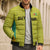 Golden Jaguars Football Custom Bomber Puffer Jacket Proud of Guyana - Wonder Print Shop