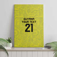 Golden Jaguars Football Custom Canvas Wall Art Proud of Guyana - Wonder Print Shop