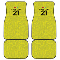 Golden Jaguars Football Custom Car Mats Proud of Guyana - Wonder Print Shop