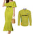 Golden Jaguars Football Custom Couples Matching Mermaid Dress and Long Sleeve Button Shirt Proud of Guyana - Wonder Print Shop