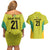 Golden Jaguars Football Custom Couples Matching Off Shoulder Short Dress and Hawaiian Shirt Proud of Guyana - Wonder Print Shop