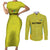 Golden Jaguars Football Custom Couples Matching Short Sleeve Bodycon Dress and Long Sleeve Button Shirt Proud of Guyana - Wonder Print Shop
