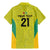 Golden Jaguars Football Custom Family Matching Mermaid Dress and Hawaiian Shirt Proud of Guyana - Wonder Print Shop