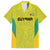 Golden Jaguars Football Custom Family Matching Puletasi and Hawaiian Shirt Proud of Guyana - Wonder Print Shop