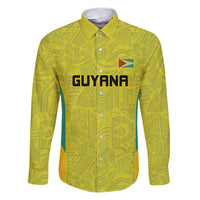 Golden Jaguars Football Custom Family Matching Puletasi and Hawaiian Shirt Proud of Guyana - Wonder Print Shop