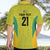 Golden Jaguars Football Custom Hawaiian Shirt Proud of Guyana - Wonder Print Shop
