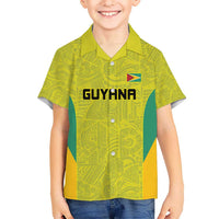 Golden Jaguars Football Custom Hawaiian Shirt Proud of Guyana - Wonder Print Shop