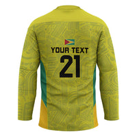 Golden Jaguars Football Custom Hockey Jersey Proud of Guyana - Wonder Print Shop