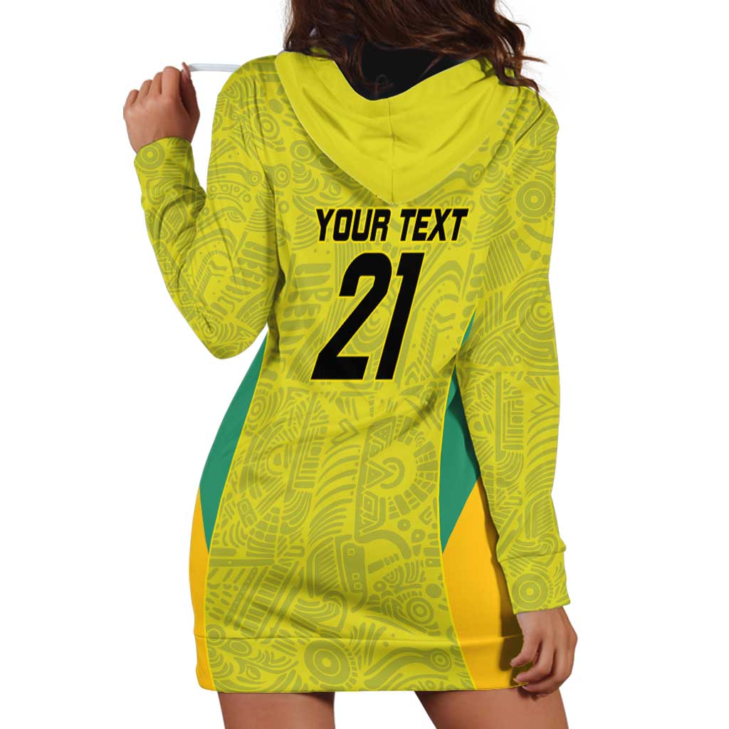 Golden Jaguars Football Custom Hoodie Dress Proud of Guyana - Wonder Print Shop