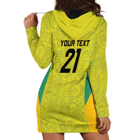 Golden Jaguars Football Custom Hoodie Dress Proud of Guyana - Wonder Print Shop