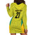 Golden Jaguars Football Custom Hoodie Dress Proud of Guyana - Wonder Print Shop