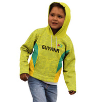 Golden Jaguars Football Custom Kid Hoodie Proud of Guyana - Wonder Print Shop