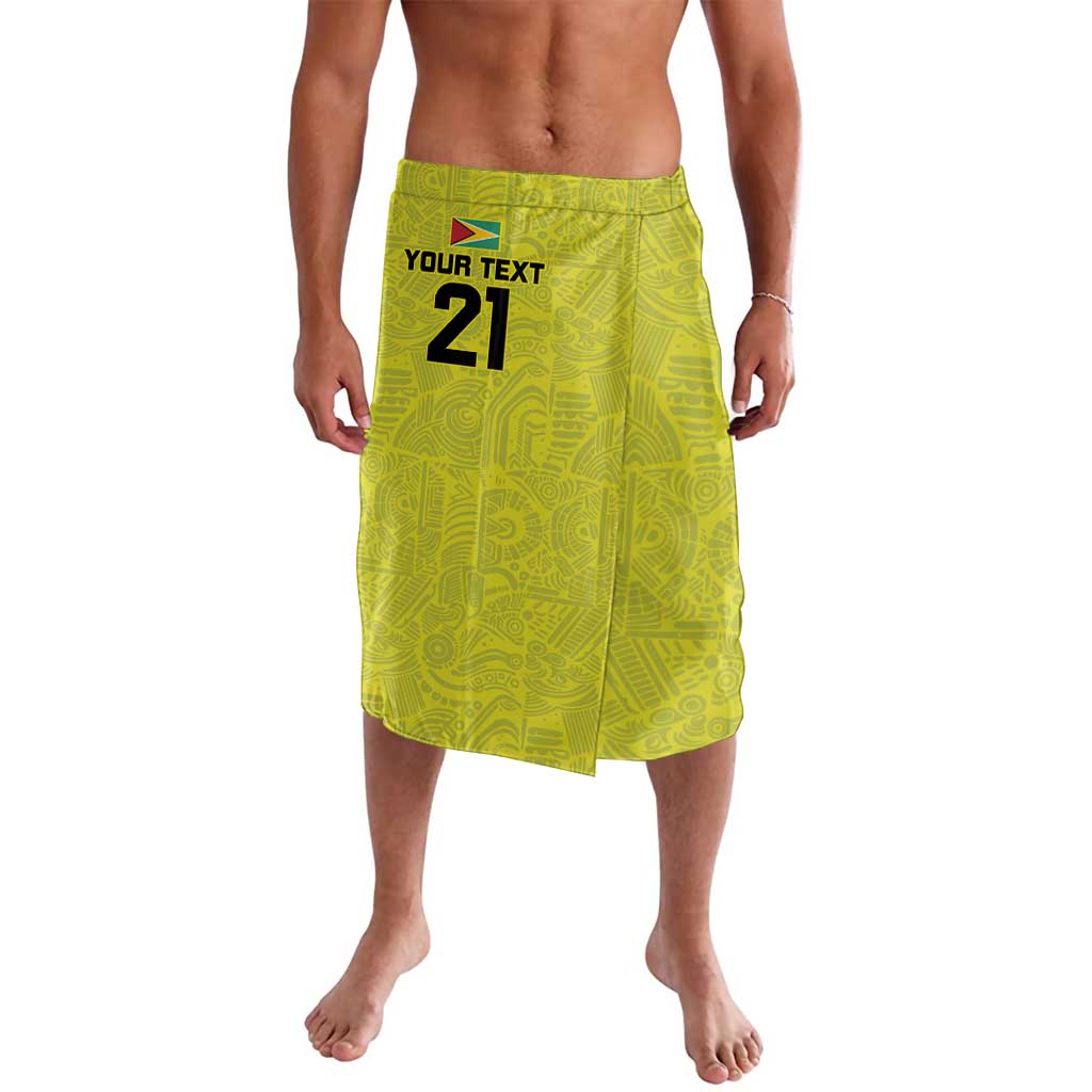 Golden Jaguars Football Custom Lavalava Proud of Guyana - Wonder Print Shop