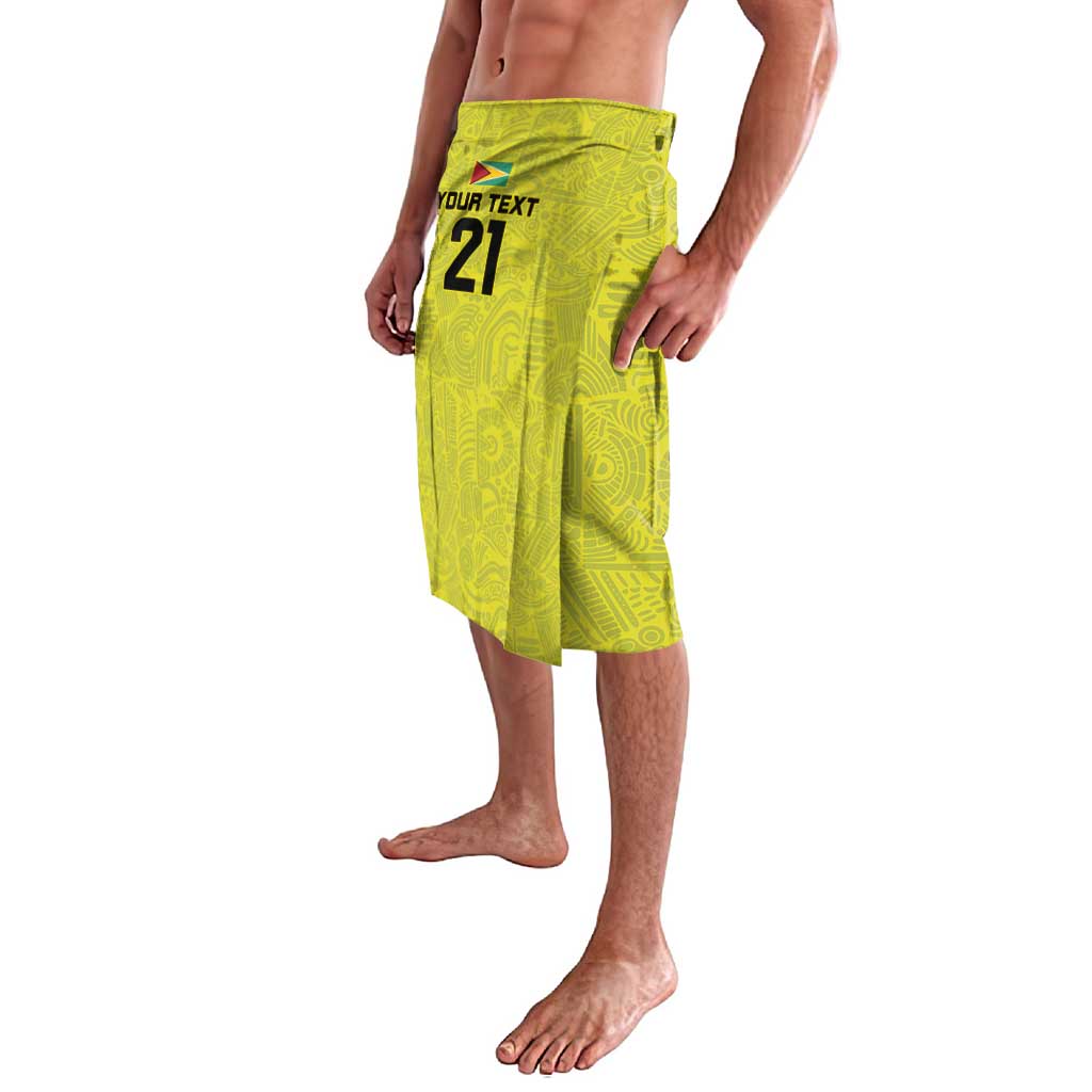 Golden Jaguars Football Custom Lavalava Proud of Guyana - Wonder Print Shop