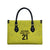 Golden Jaguars Football Custom Leather Bag Proud of Guyana - Wonder Print Shop