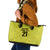 Golden Jaguars Football Custom Leather Tote Bag Proud of Guyana - Wonder Print Shop