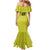 Golden Jaguars Football Custom Mermaid Dress Proud of Guyana - Wonder Print Shop