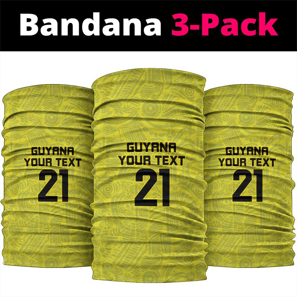 Golden Jaguars Football Custom Neck Gaiter Proud of Guyana - Wonder Print Shop