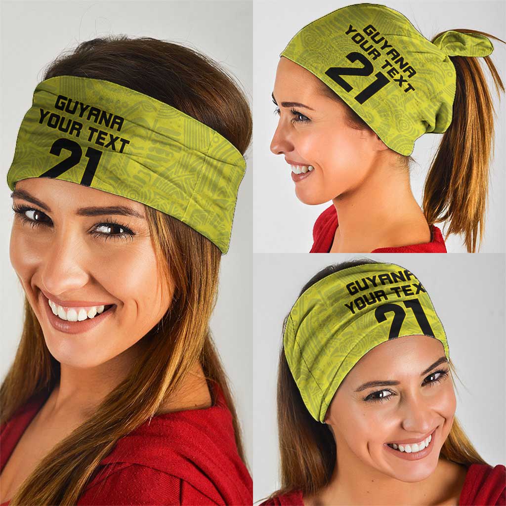 Golden Jaguars Football Custom Neck Gaiter Proud of Guyana - Wonder Print Shop