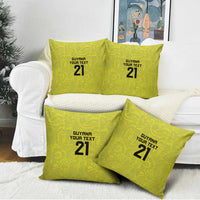 Golden Jaguars Football Custom Pillow Cover Proud of Guyana - Wonder Print Shop