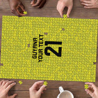Golden Jaguars Football Custom Puzzle Proud of Guyana - Wonder Print Shop