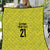 Golden Jaguars Football Custom Quilt Proud of Guyana - Wonder Print Shop