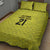Golden Jaguars Football Custom Quilt Bed Set Proud of Guyana - Wonder Print Shop