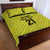 Golden Jaguars Football Custom Quilt Bed Set Proud of Guyana - Wonder Print Shop