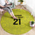 Golden Jaguars Football Custom Round Carpet Proud of Guyana - Wonder Print Shop