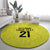Golden Jaguars Football Custom Round Carpet Proud of Guyana - Wonder Print Shop