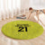 Golden Jaguars Football Custom Round Carpet Proud of Guyana - Wonder Print Shop