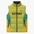 Golden Jaguars Football Custom Sleeveless Puffer Jacket Proud of Guyana - Wonder Print Shop