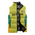 Golden Jaguars Football Custom Sleeveless Puffer Jacket Proud of Guyana - Wonder Print Shop