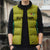 Golden Jaguars Football Custom Sleeveless Puffer Jacket Proud of Guyana - Wonder Print Shop