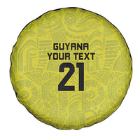 Golden Jaguars Football Custom Spare Tire Cover Proud of Guyana - Wonder Print Shop