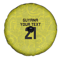 Golden Jaguars Football Custom Spare Tire Cover Proud of Guyana - Wonder Print Shop