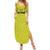 Golden Jaguars Football Custom Summer Maxi Dress Proud of Guyana - Wonder Print Shop