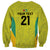 Golden Jaguars Football Custom Sweatshirt Proud of Guyana - Wonder Print Shop