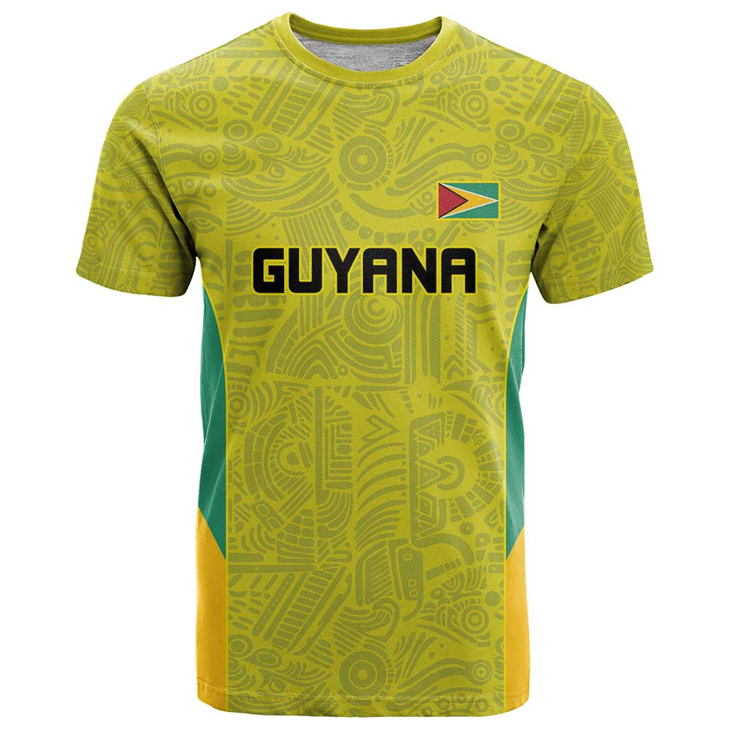 Golden Jaguars Football Custom T Shirt Proud of Guyana - Wonder Print Shop