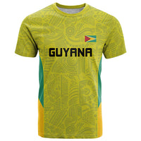 Golden Jaguars Football Custom T Shirt Proud of Guyana - Wonder Print Shop