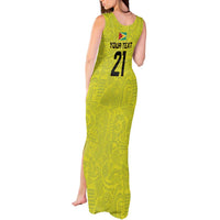 Golden Jaguars Football Custom Tank Maxi Dress Proud of Guyana - Wonder Print Shop