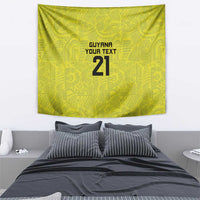 Golden Jaguars Football Custom Tapestry Proud of Guyana - Wonder Print Shop
