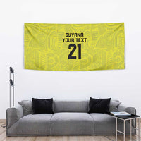 Golden Jaguars Football Custom Tapestry Proud of Guyana - Wonder Print Shop