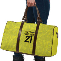 Golden Jaguars Football Custom Travel Bag Proud of Guyana - Wonder Print Shop